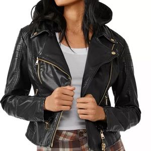 Free People faux leather jacket